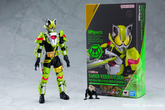 続・仮面ライダータイクーン フィーバーニンジャフォーム&ケケラ(カエルの置物)セット