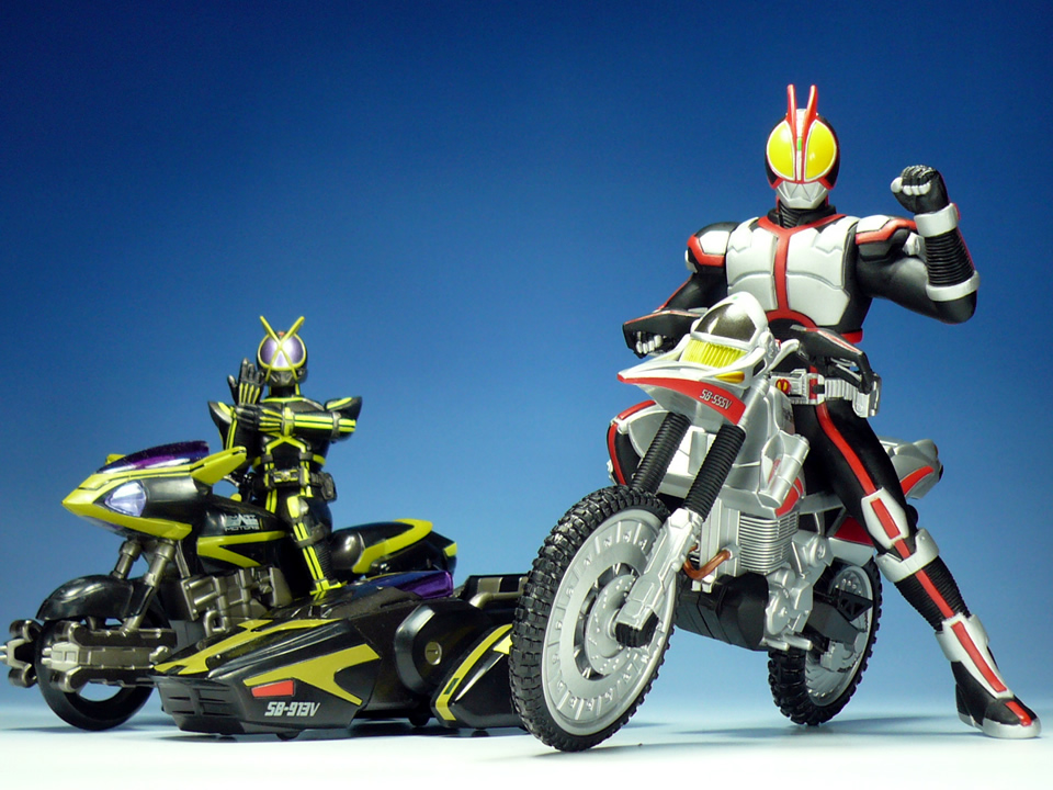 バンプレスト 仮面ライダー555 フィギュア＆バイク